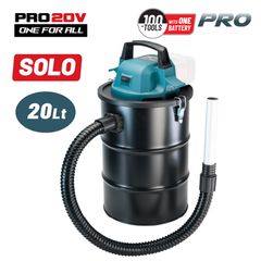 BORMANN Pro BBP3920 Σκούπα Στάχτης Μπαταρίας 20V Li-Ion Κάδος 20LT έκδοση SOLO ( 036418 )