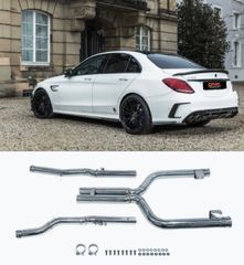 Εξάτμιση Σετ (κομπλέ) TurboWorks Mild Pipe Mercedes Benz AMG C63 C63S W205 15+
