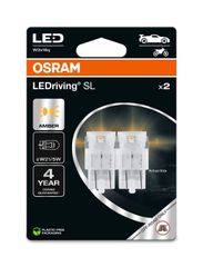 OSRAM  LEDriving SL Amber 12V W21/5W των 2τμχ