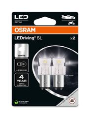 Osram Λάμπες Αυτοκινήτου LEDriving SL P21/5W LED 6000K Ψυχρό Λευκό 12V 12W 2τμχ