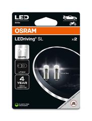 OSRAM T4W SL Λευκό 6000K 12V συσκευασία blister 2τμχ
