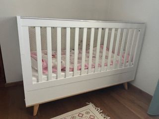 Βρεφικό κρεβάτι BebeStars Cappuccino 70x140  με Στρώμα Greco Strom Ερατώ
