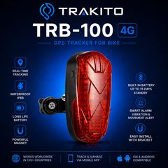 TRAKITO™ TRB-100 GPS Tracker – Ασφάλεια & Παρακολούθηση Ποδηλάτου