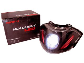 ΦΑΝΑΡΙ LED ΑΣΠΡΟ / ΚΟΚΚΙΝΟ ΦΙΜΕ VENOM CRYPTON X