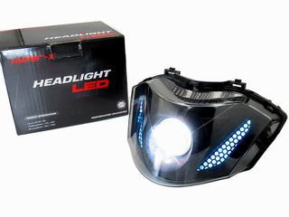 ΦΑΝΑΡΙ LED ΦΙΜΕ VENOM ΑΣΠΡΟ/ΜΠΛΕ ΠΑΓΟΥ CRYPTON X