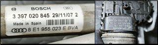 Μοτέρ Υαλοκαθαριστήρα Audi A4 B7 (8ED) 2004-2008