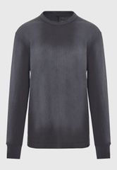 Funky Buddha Relaxed fit μονόχρωμη μακρυμάνικη μπλούζα FBM012-007-07