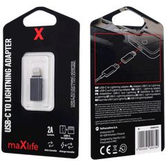 Maxlife Αντάπτορας USB-C σε Lightning-thumb-2