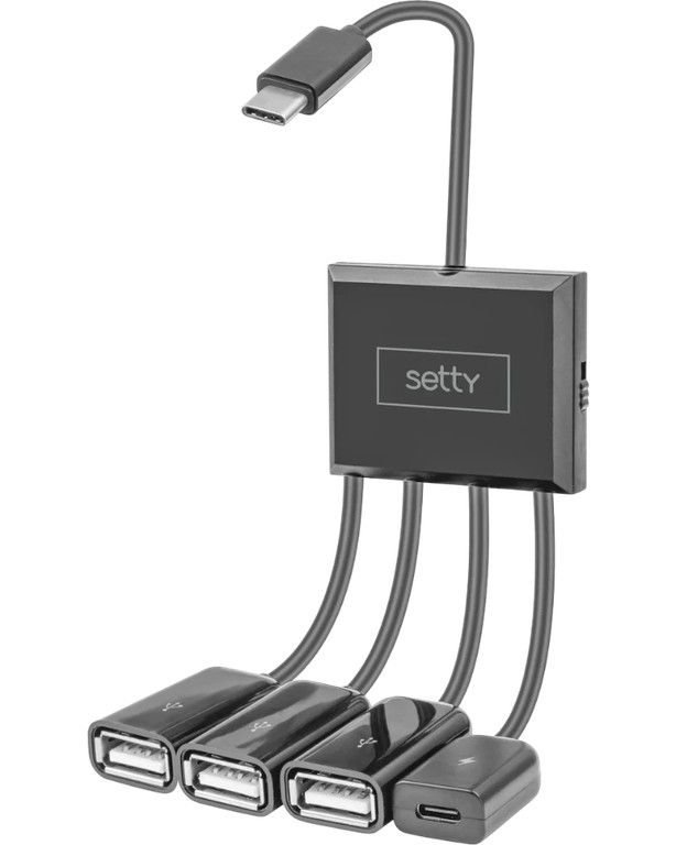 Setty Hub με σύνδεση USB-C