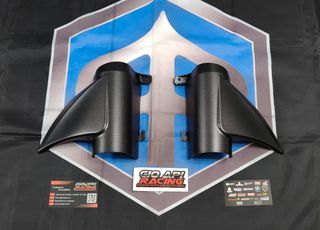 Καπακι Πιρουνιού Carbon Sport Allure Αριστερο-Δεξι Για Piaggio Beverly 300-350cc 2011-2020 Μοντέλα Καινούργιο Γνήσιο