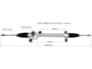 ΚΡΕΜΑΓΙΕΡΑ (ΜΗΧΑΝΙΚΗ)  TOYOTA COROLLA E120 '01-'07 JPP  (45510-02070)