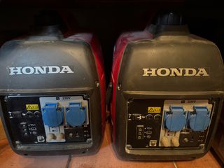 Honda 2 φορητες γεννήτριες-βαλιτσα με καλώδιο σύνδεσης
