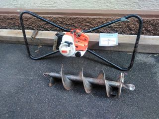 Γεωτρυπανο εδαφους Αρίδα οπών φύτευσης  STIHL 4308 Νο 5 Τριβέλα Γεωργικο τρυπανι