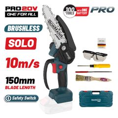 BORMANN Pro BBP3916C Κλαδευτικό Αλυσοπρίονο Μπαταρίας 20V Li-Ion Brushless Λάμα 15cm έκδοση SOLO ( 083542 )