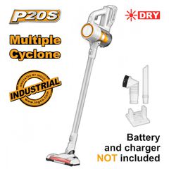 CVLI20061 Σκουπάκι Cyclone Μπαταρίας 20V 120W (Solo) - ΜΕ ΜΠΑΤΑΡΙΑ & ΦΟΡΤΙΣΤΗ - INGCO (#CVLI20061)