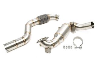 Βελτίωσης Downpipe κατάλληλος για Mercedes Benz A-Class W176, CLA-Class Coupe+Shooting Brake C117, X117 +10% αύξηση ιπποδύναμης +20-30 hp
