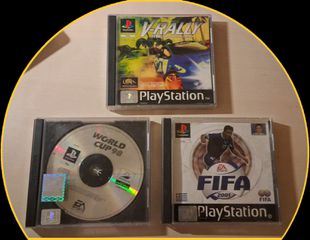 Playstation1 Πωλούνται τρία γνήσια παιχνίδια. (τιμή πακέτου)