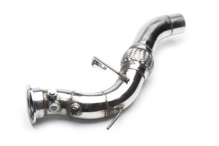 Βελτίωσης Downpipe κατάλληλος για BMW Σειρά 3 E90-E92, Σειρά 5 E60/E61, Σειρά 6 E63/E64, Σειρά X3 E83, Σειρά X5/6 E70/E71 +10% αύξηση ιπποδύναμης +20-30 hp
