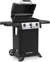 Broil King Gem 310 Ψησταριά Υγραερίου Μαντεμένιας Σχάρας 55x34εκ. με 3 Εστίες 6.9kW ΣΦΡΑΓΙΣΜΕΝΗ
