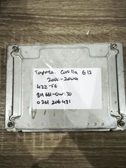 Toyota Corolla E12. 89661-0W130 (TOYOTA OEM) / 0261206481 (BOSCH) / 4ZZ-FE