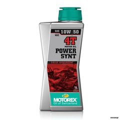ΛΑΔΙ MOTOREX 10W50 4T 100% ΣΥΝΘΕΤΙΚΟ POWER SYNT 1LIT (Full Synthetic)
