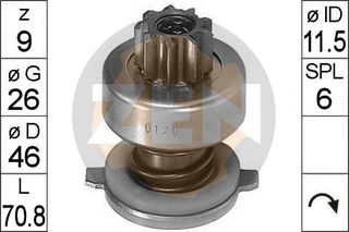 ΓΡΑΝΑΖΙ ΜΙΖΑΣ (T.MARELLI)  FIAT / LANCIA / LADA  9d 2730