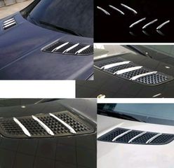 ΣΕΤ 6Χ ΝΙΚΕΛ ΠΡΟΣΘΕΤΑ ΔΙΑΚΟΣΜΗΤΙΚΑ ΦΡΥΔΑΚΙΑ ΑΕΡΑΓΩΓΩΝ ΚΑΠΟ ΓΙΑ MERCEDES SLK R171 (2011-2016)