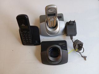 2 ΑΣΥΡΜΑΤΑ ΤΗΛΕΦΩΝΑ ΚΑΙ ΜΙΑ ΒΑΣΗ , PANASONIC & BRONDI RIO