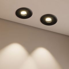 Χωνευτό Downlight Σποτ LED 7W 875lm 15° AC 220-240V IP20 Φυσικό Λευκό 4500K - Bridgelux COB Chip & TÜV SÜD Driver - Μαύρο Ματ - Μ8.3 x Π8.3 x Υ8.16cm / Q7.3cm - 5 Χρόνια Εγγύηση