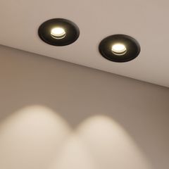 Χωνευτό Downlight Σποτ LED 7W 840lm 15° AC 220-240V IP20 Θερμό Λευκό 2700K - Bridgelux COB Chip & TÜV SÜD Driver - Μαύρο Ματ - Μ8.3 x Π8.3 x Υ8.16cm / Q7.3cm - 5 Χρόνια Εγγύηση