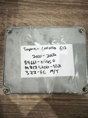 Toyota Corolla E12. 89661-05450 (TOYOTA OEM) / MB175200-5521 (DENSO) / 3ZZ-FE M/T