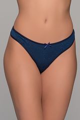 G-string Ιριδίζουσα Λύκρα - Μπλε