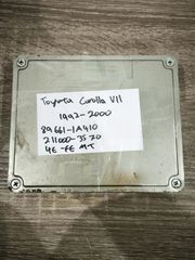 Toyota Corolla VII . 89661-1A410 (TOYOTA OEM) / 211000-3570 (FUJITSU TEN) / 4E-FE MT