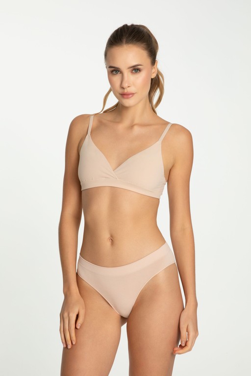Κλασσικό Slip Bamboo Μπεζ