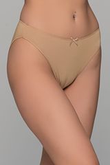 High Leg Σλιπ Bikini Bamboo - Μπεζ