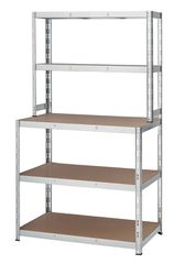 Inox Kiss SH850 Πάγκος εργασίας 181x100x60cm με 3+2 ράφια  SH850