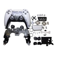Full Housing Shell για PS5 Controller Dualsense BDM-030 Λευκό