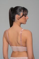 Δαντελένιο Bralette Baby pink-thumb-1