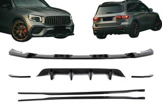 Full Gloss black abs πλαστικό άρισης ποιότητας Aero Kit Mercedes GLB X247 2019-2023