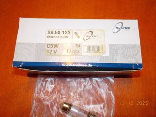 ΛΑΜΠΑ ΠΛΑΦΟΝΙΕΡΑΣ BMW 1602 Ε21 Ε30 Ε81 Ε82 Ε87 Ε88 E36 Ε46 Ε12 Ε28 Ε34 Ε39 Ε53 / TRUCKTEC ''BMW Βαμβακας''-thumb-2