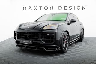 Spoiler / Χειλάκι Maxton Design Porsche Cayenne SUV / Coupe Mk3 Facelift - Μαύρο Γυαλιστερό - (PO-CAY-3F-FD1G+FD1RG)
