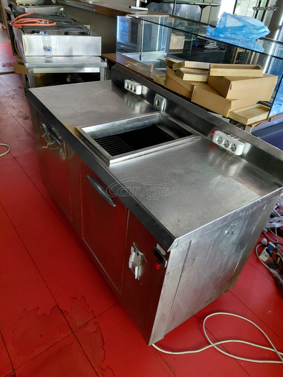 Ψυγειο παγκος INOX 150X70