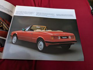 Maserati Biturbo Spider Προσπέκτους