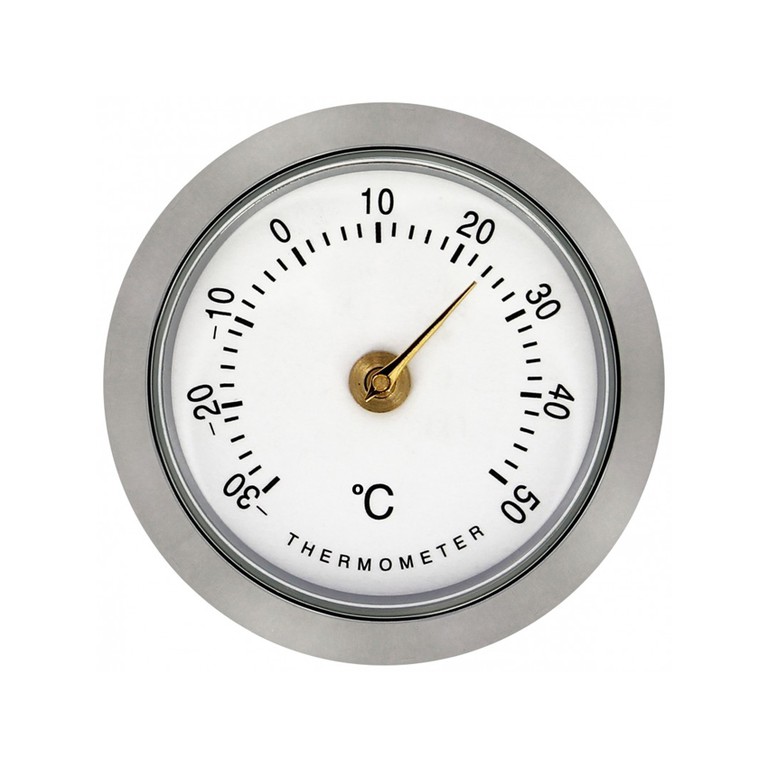 Θερμόμετρο αναλογικό λευκό 43mm