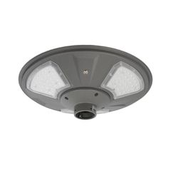 Φωτιστικό Κεφαλής Post Top Πλατείας/Πάρκου LED 25W 2000lm 120° με Ενσωματωμένο Φωτοβολταϊκό Panel 6V 20W & Επαναφορτιζόμενη Μπαταρία Li-ion 3.2V 25000mAh με Αισθητήρα Ημέρας-Νύχτας Αδιάβροχο IP65 Ψυχρ