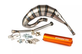 Ολοσωμη Εξατμιση Stage6 Street Race Hi-Up 70Cc Derbi Senda, Rx 50, Sx 50 (D50B) Πορτοκαλι | Stage6