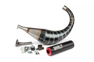 Ολοσωμη Εξατμιση Stage6 R/T 70-80Cc Derbi Senda, Rx 50, Sx 50 (D50B) Μαυρο/Κοκκινο | Stage6