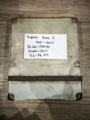 Toyota Yaris I . 89661-52060 (TOYOTA OEM) / 211000-7210 (FUJITSU TEN) / 1SZ-FE MT