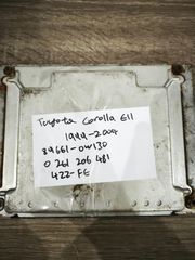 Toyota Corolla E11 89661-0W130 (TOYOTA OEM) / 0261206481 (BOSCH) / 4ZZ-FE
