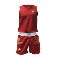Wushu Sanda Boxing Στολή Olympus FIGHTER Red